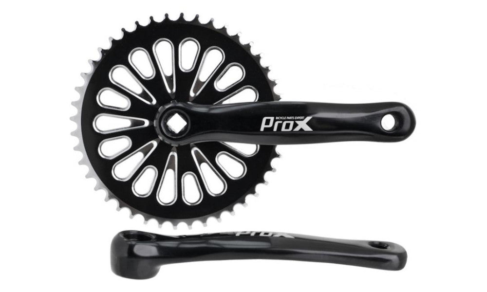 Vändakomplekt ProX Cruiser Alu 1-käik 44T 170mm must