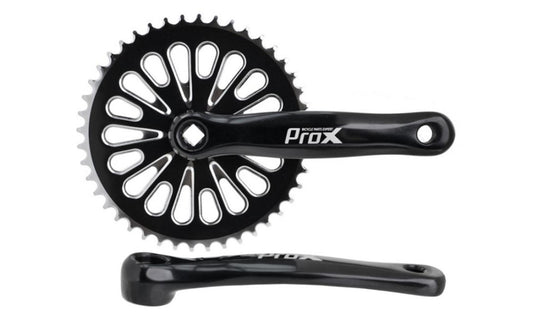 Vändakomplekt ProX Cruiser Alu 1-käik 44T 170mm must