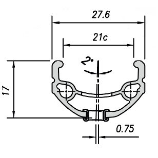 Velg Mach1 M670 622 36a Must